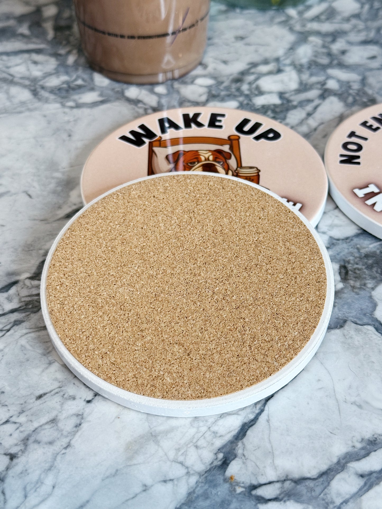 Bulldog Coffee Coaster Set – 4 Piece